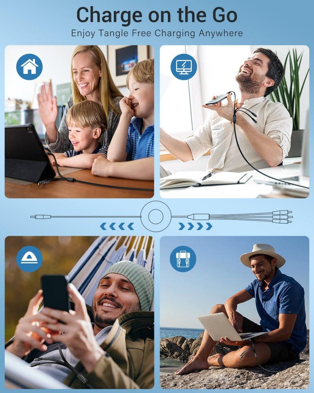 3 in 1 Charging Data Cable - Vistora